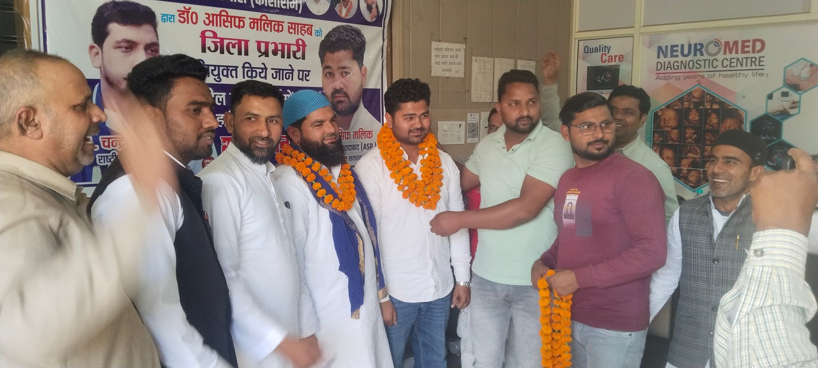 आज़ाद समाज पार्टी में नई ऊर्जा का संचार: डॉ. आसिफ मलिक का मुरादाबाद जिला प्रभारी बनते ही बिलारी में जोरदार स्वागत