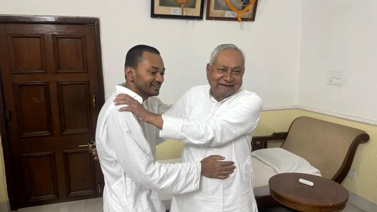 Debut in politics, Nishant Kumar remains busy with party activities