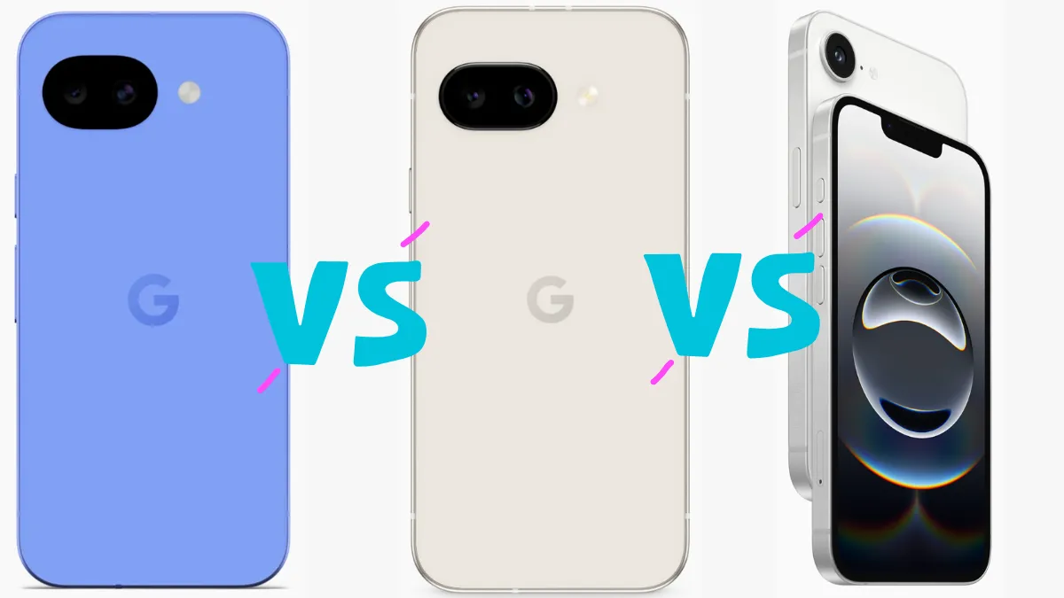 Google Pixel 10a vs Pixel 9a vs iPhone 16e: Price in India, Specifications and Features Compared