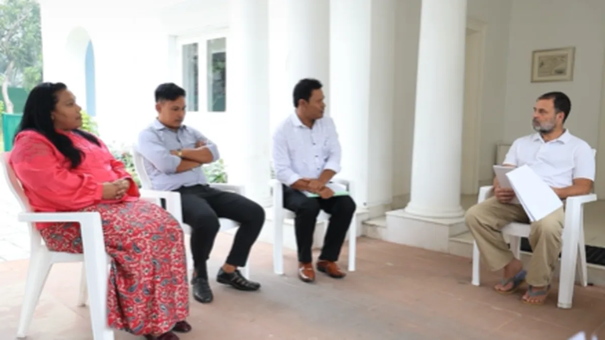 'India belongs to its people, not a select few': Rahul meets tribal leaders opposing Great Nicobar project