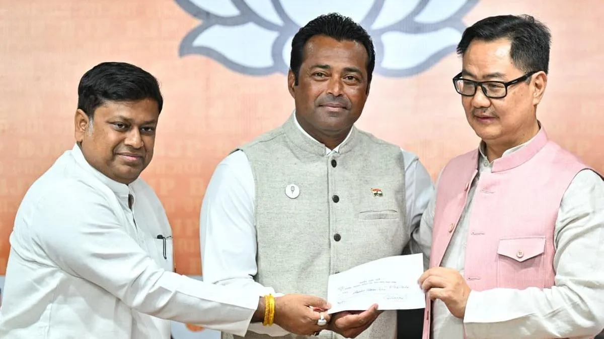 Leander Paes joins BJP ahead of West Bengal elections
