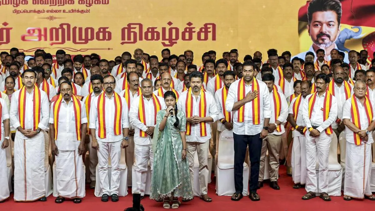T.N. Assembly election: TVK promises free education loans, unemployment allowance and incentives for firms that employ Tamil workers