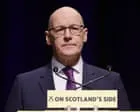 UK faces &lsquo;seismic moment&rsquo; as nationalists target election wins, says John Swinney
